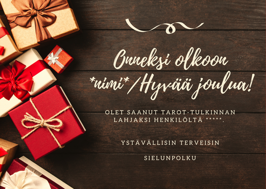 Tarot-tulkinta 45min (Lahjaksi)