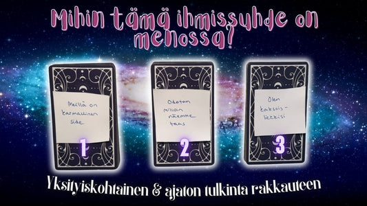 Mihin tämä ihmissuhde on menossa? (Jatkoluenta 1, karmallinen side)