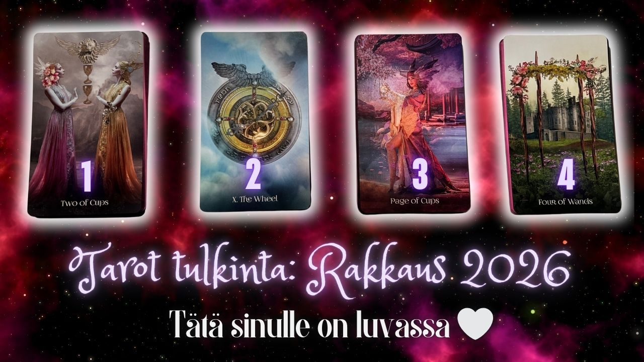Tarot tulkinta: Rakkaus 2026 (Jatkoluenta 4, sauvojen neljä)