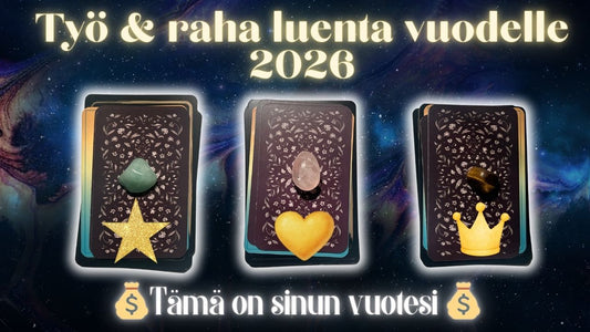 Työ & raha 2026 💰 Tämä on sinun vuotesi (Jatkoluenta 3, tiikerinsilmä)